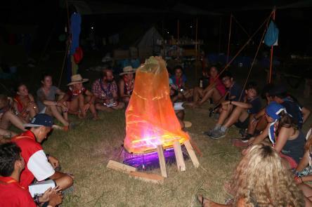 K) The one meter model at the 23 rd World Scout Jamboree At the