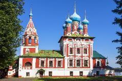 Day 7: Uglich Cruise along the Volga River to Uglich appreciating the passing lush woodland and peaceful nature.