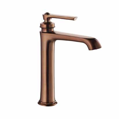 Liberty Series FCP 8331 Liberty single lever monobloc basin mixer knitted hoses,