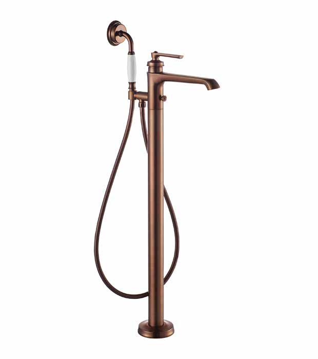 Liberty Series FCP 8312 + HSP 8111 + SLP 8501 + FLP 8202 Liberty single lever shower mixer with handshower set for shower hose with a 1/2" connection
