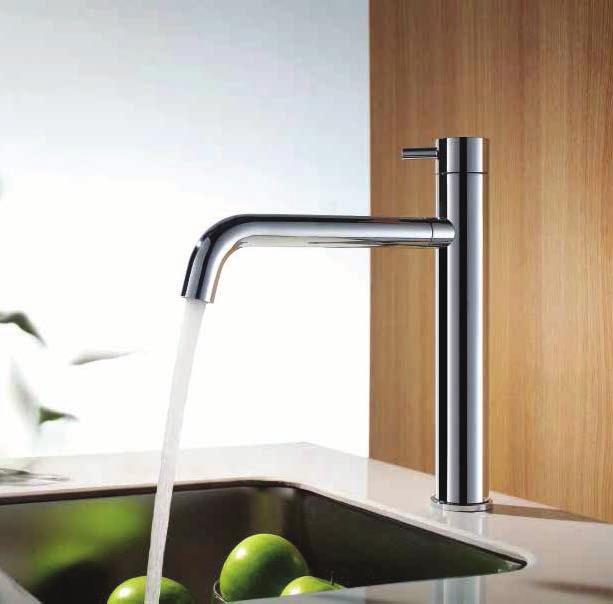 Kitchen Series FCP 1858 Eolica touch kitchen mixer swivel spout 360 on/off touch control power