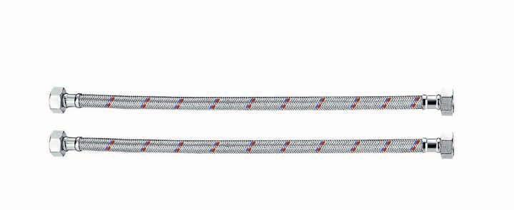 Feeding Hoses Stainless knitted hose - Thread M10 x 1 x G1/2 KHP 1201 KHP 1202 KHP 1203 Stainless knitted hose - Thread G1/2 x G1/2 30 40 50 KHP 1603 KHP 1604