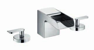 0MPa FCP 1332 Fresia single lever monobloc basin mixer waterfall features knitted 0MPa FCP 1333