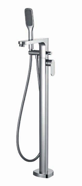 Edera Series FCP 1423 + RSP 1111 + SAP 1104 + HSP 1101 + HHP 1101 + FLP 1101 Edera single lever concealed shower mixer with rainshower and handshower designed to run 2 outlets with volume control 2