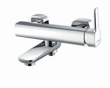 Mosca Series FCP 1706 Mosca 5-hole bath/shower mixer deckmounted 1-function brass handshower flexible hose, 180cm ABS handshower FCP 1712 Mosca single lever shower mixer for shower hose with a 1/2"