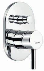 0MPa FCP 1824 Eolica single lever concealed 5-way bath/ shower mixer with diverter 3-way diverter with volume control 2 inlets / 3 outlets, 1/2" FCP 1823 + RSP 1111 + SAP 1101 + HSP 1104 + HHP