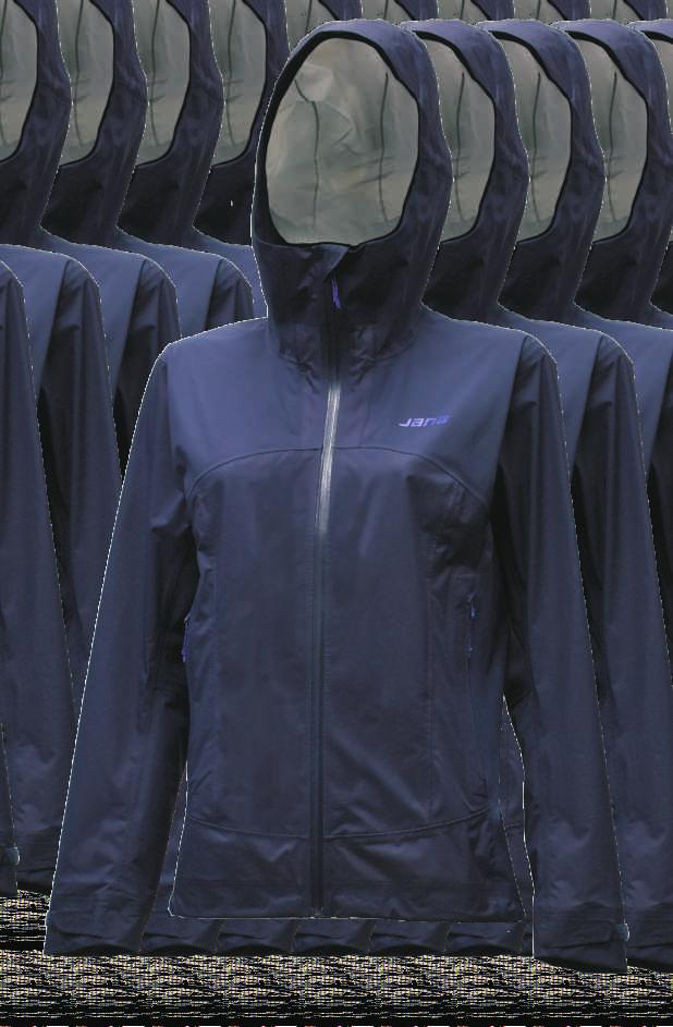 * W s hybrid lightweight seamless trekking jacket * A combination of 2.