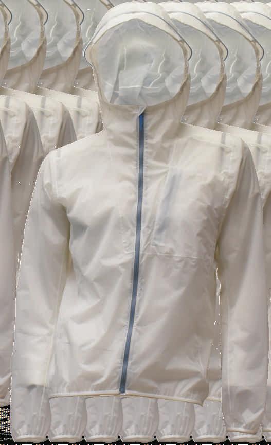 * M's 2L rain jacket made from ultra-light stretchable fabric with gentle hand feel * Minimal cutting line gives a clean look *