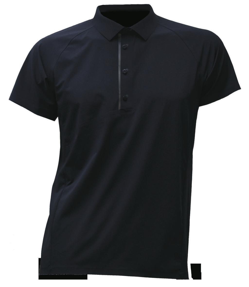 * M s golf shirt with stretch fabric provide a better fit * Welded placket at