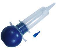 LATEX-FREE AS010 60 cc, Bulb Irrigation/Feeding Syringe, Catheter Tip, with Tip Protector AS110 cc, Bulb Irrigation/Feeding Syringe,