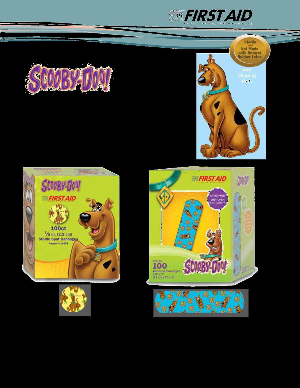 MHMS, INC. Scooby Doo Bandages Scooby Doo is a fun character long loved by kids of all ages.