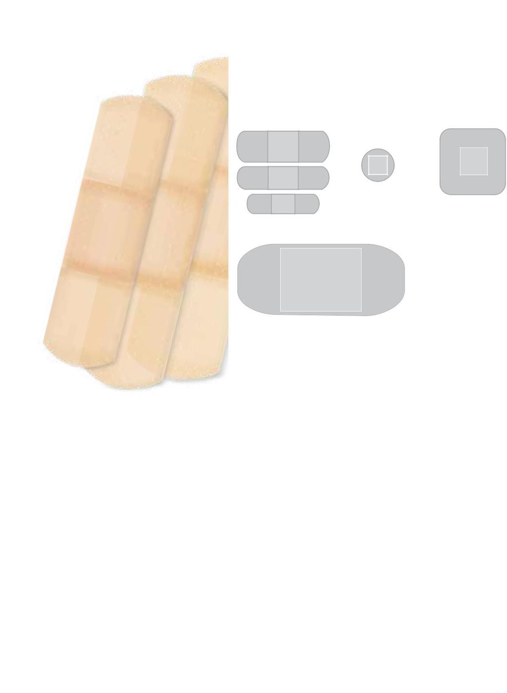 MHMS, INC. Sheer Bandages Sheer bandages have a natural appearance will allows wounds to be hidden. Superior, highly absorbent non-stick pad protects the wound.