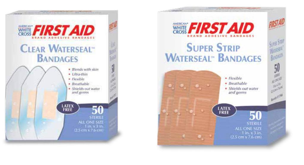 910.779.2334 Bandages bandages are available in Clear and Super Strip.