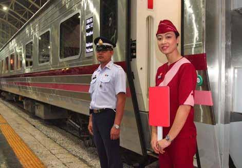 The new equipment will be used on Special Express Trains: No. 9 between Bangkok and Chiang Mai effective 11 November 2016 No. 10 between Chiang Mai and Bangkok effective 12 November 2016 No.