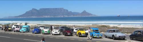 DAY 12 Sunday 21 February. The group met at 9 am at the Rondebosch Common where we joined the Cape Town Citroen Club.