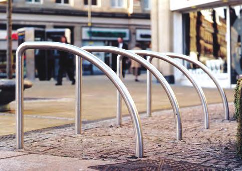 Stainless Steel Omicron Youth Shelter Street furniture can be supplied in stainless steel for a modern and stylish look. Stainless steel is rust-free making it ideal for low maintenance applications.