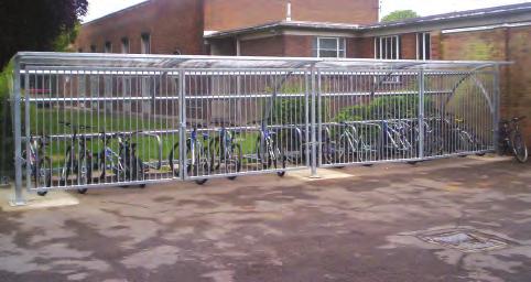 Padlocks are not supplied. Alternative locking methods such of key operated or coin retain/return can be incorporated.