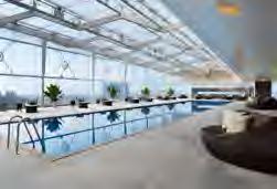 business service WELLNESS FLOOR Four season swimming pool Fitness center Built-in TV s on all cardiovascular equipment SPA by JW 9 private treatment rooms 8 foot