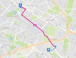 Route 8 From North Kitchener/Waterloo/Charles St Terminal 1. Take Route 8 via Courtland 2. Get off at Walton Ave near Kipling 3.