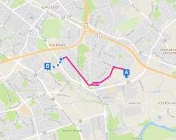 Cross Hanson/ Hayward/ Lennox Lewis into The Family Centre From South Kitchener/Fairview Park Mall 1. Take Route 8 via Courtland 2.