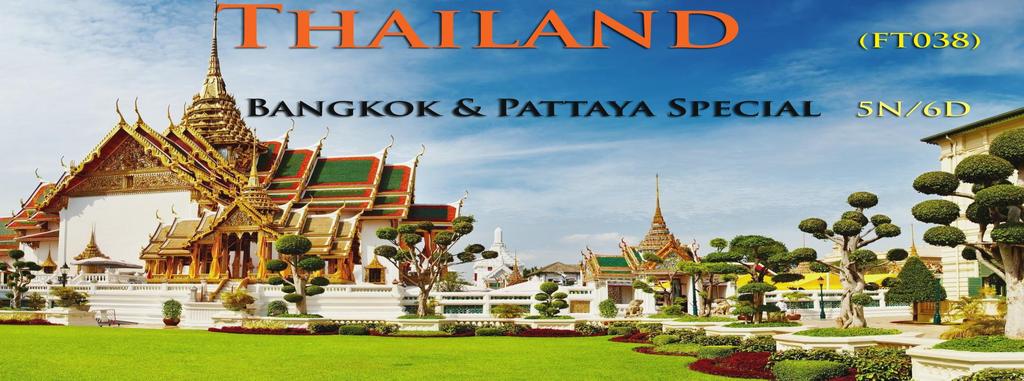 FT038 Thailand (Bangkok & Pattaya Special)-5N/6D Greetings from WPS Holidays. It gives us immense pleasure to provide you with detailed itinerary and quote for your upcoming holidays to Thailand.
