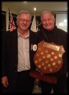 Night Report 6 h July 2015 - Past President Barry Freeman Awarded Colin Sharpe AW at the start of the meeting -Tony Coote introduced Georgia Topolovic to share her Winter RYPEN experiences -Amelia