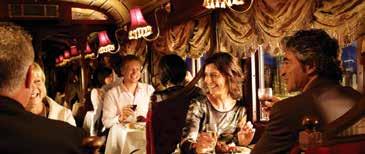 These glossy, burgundy restaurants on wheels are the first travelling tramcar restaurants in the world and ensure delightful innovative approach to dining.