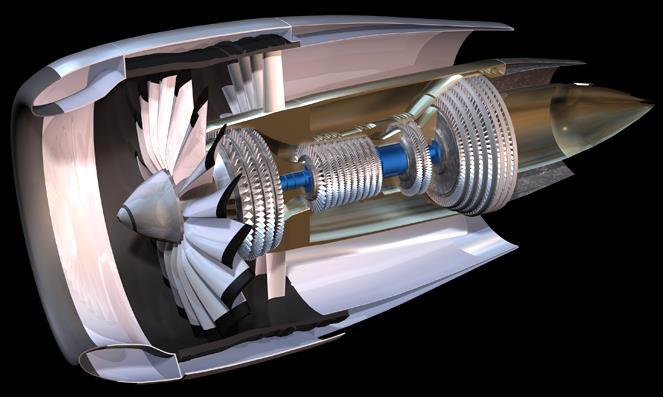 Jet Engine Materials Low Pressure Compressor Titanium Combustor