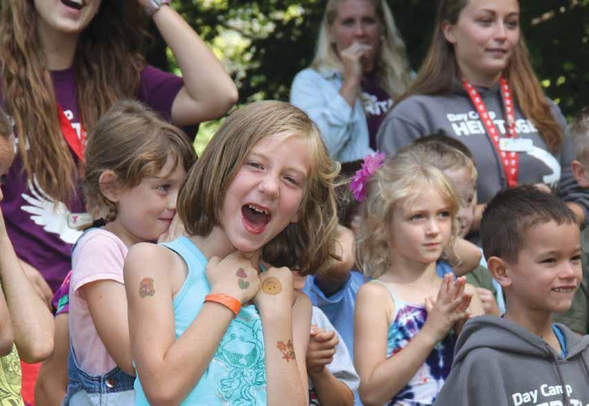 DAY CAMP HERITAGE BEFORE AND AFTER CARE For your convenience and peace of mind, Before and After Care provides your camper with supervised activities, led by well-trained staff, prior to and