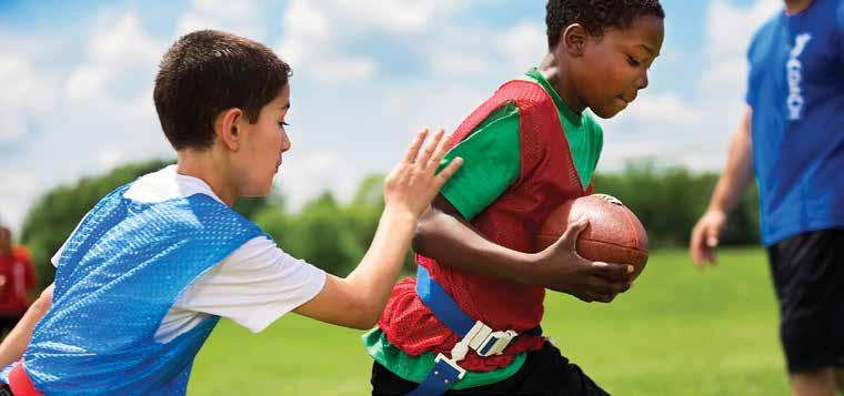 SUMMER YOUTH SPORTS Kids who participate in week-long Summer Sports at the Y discover so much more than their athletic abilities.