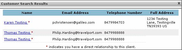 Search for a Customer Check to see if this is passenger is already present in Travelport Cruise & Tour. 1. Click Yes. 2. Select from the preferences offered, and move down.
