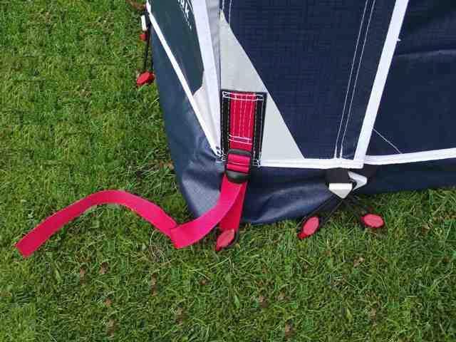 These allow added tightening of the tent and for the corners to