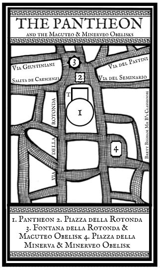 Here is a map of the area around the Pantheon.
