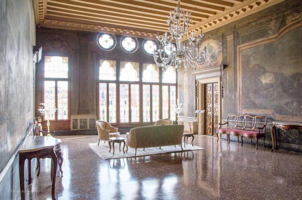 Portego Hall The Portego, a typical architectural feature of Venetian palaces, is a huge