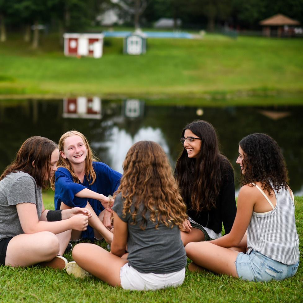 Older Campers TEENS / GRADES 7 8 This age group enjoys a later curfew, eats co-ed dinners every day, has a larger and more varied weekly trip schedule and makes nightly visits to the Eagle Hill Sweet