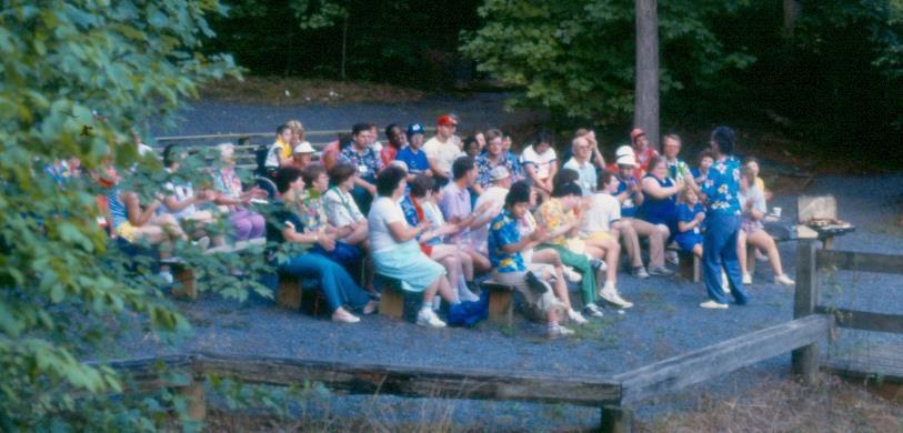 1986 Aug 18-22, 1986 Camp Caraway, Sophia, NC The camp is Caraway RA Camp near