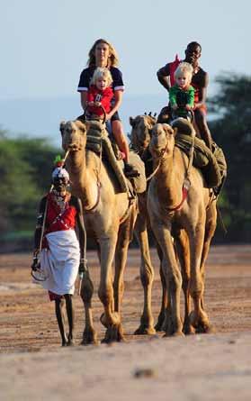 hosts. In camp we will be greeted by our colourful team of cooks, camel guys, and guides.