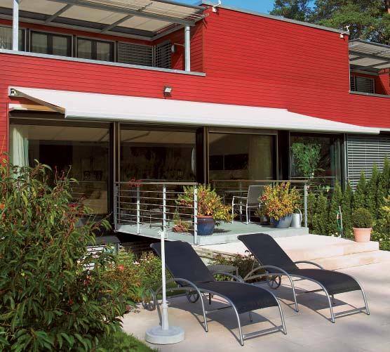 The optimum I 2000/K 2000 Awning Use and enjoy Greater comfort So as to ensure the best fit of your awning to your house, the weinor I 2000/K 2000/N2000
