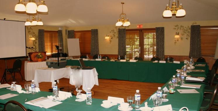 Meeting Rooms Severn Lodge is ideal for groups of 50-75 delegates or less. Exclusive use of the resort can be obtained for as few as 46 delegates.