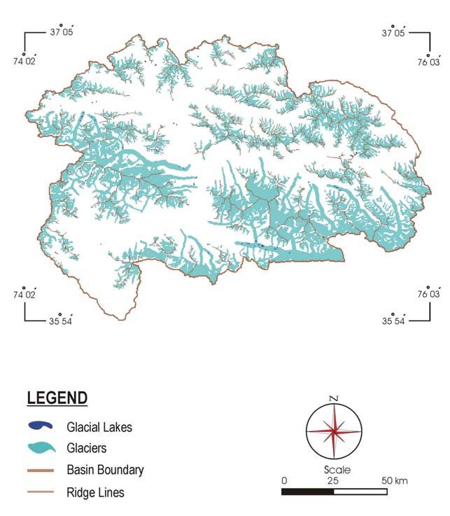 Glaciated area (Km 2 ):