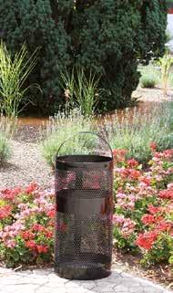 WASTE MANAGEMENT: Outdoor Waste Howard Regent Warm look with exceptional durability. Stays looking like new and requires low maintenance. Tough powder-coated galvanised steel.