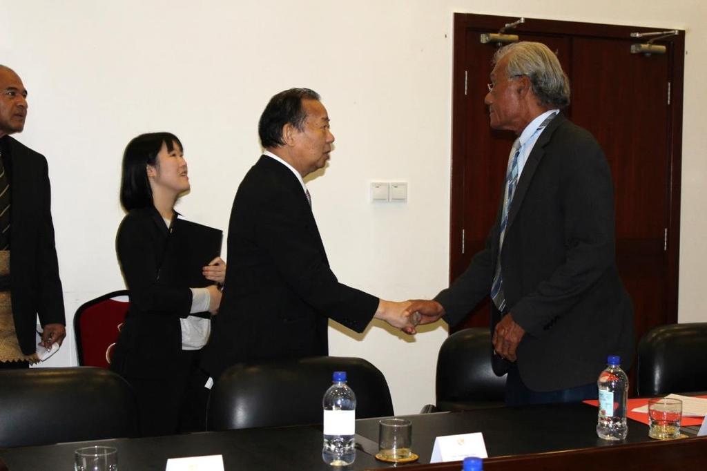 Mr. Toshihiro Nika, Secretary-General of the Liberal Democratic Party of Japan meeting Hon.