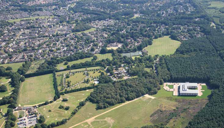 Communications Beaufort Park is just three miles south-west of Bracknell providing dual carriageway access to the M4.