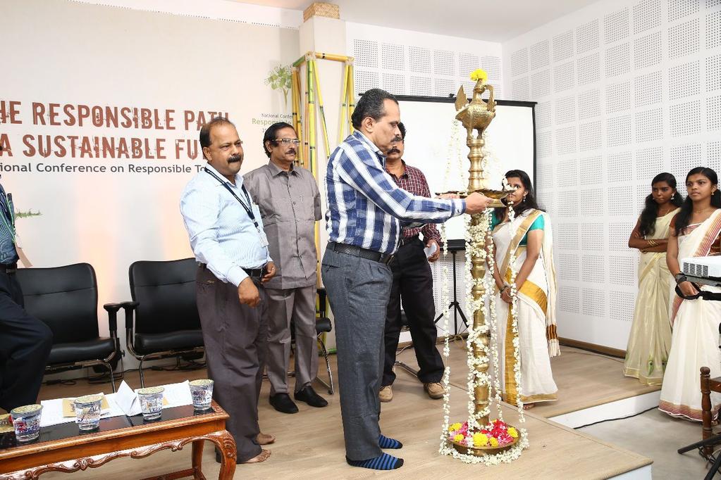 Dr. K S Chandrasekhar, Director, IMK inaugurated the session by lighting the lamp and delivered the keynote address. This was followed by felicitations by Dr. B.