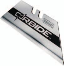 KNIFE BLADE - UTILITY NEW FATMAX TUNGSTEN CARBIDE UTILITY BLADES NEW Longest lasting blade on the job site Improved durability and wear lasts more than 5 times longer than competitive utility blades