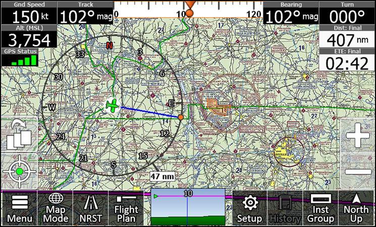 Several navigation instruments are available to aid in maintaining a course while on a flight plan.