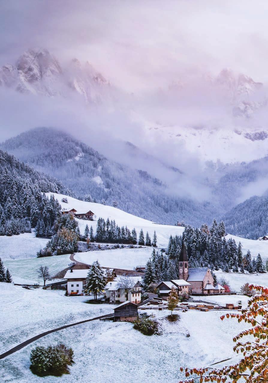 It s the sight of pure-white snow lnketing the Alps in Switzerlnd.