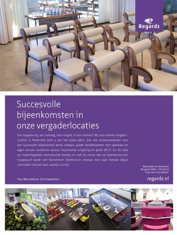 Successful meetings in our convention centers A meeting, training, a convention or a seminar? You have come to the right address with our sixteen convention centers in the Netherlands.