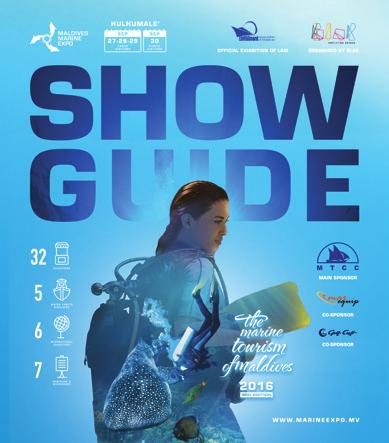 The Showguide offers full-page ads for main sponsor, cosponsors, exhibitors and partners.