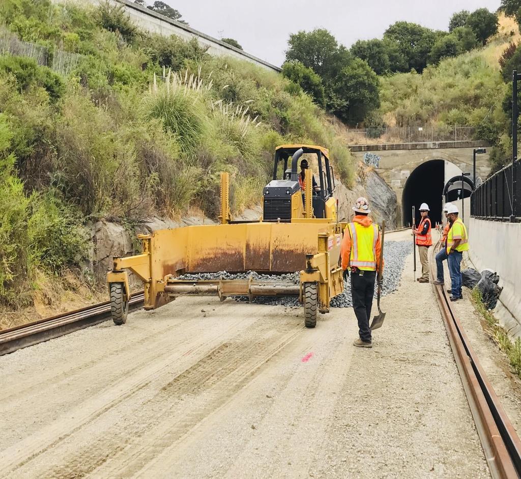 South Cal Park Tunnel to Station placing the